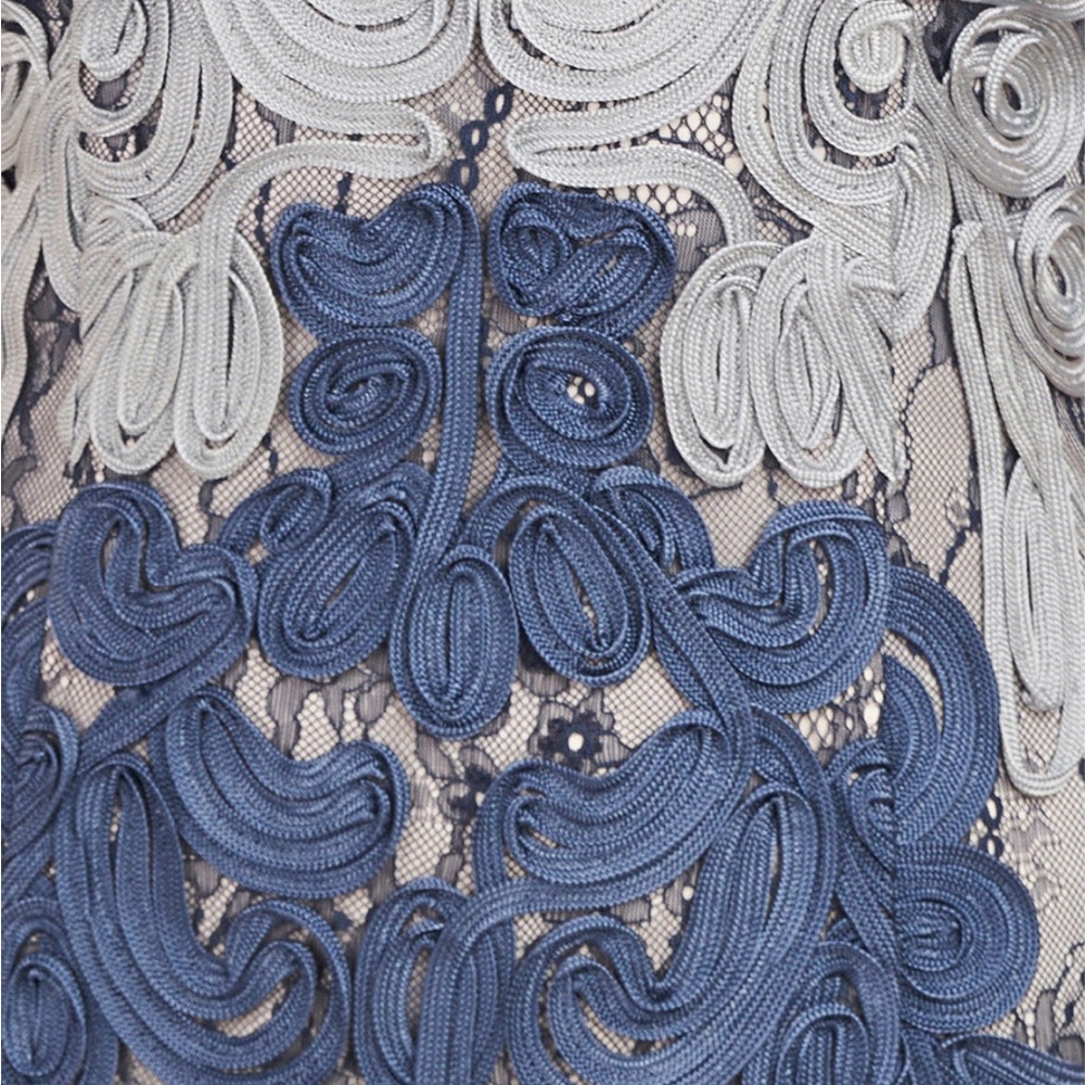 Jackie Soutache Js Collection Midi Evening Gown - image 3